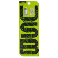 Перехідник Remax Micro USB to Type-C silver