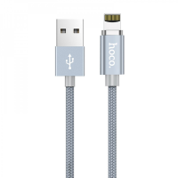 Кабель Hoco U40A Magnetic USB-A to Lightning 10W 2A 1м gray