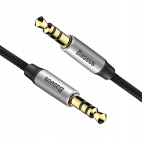 Audio кабель AUX Baseus Yiven M30 3.5мм 1м (CAM30-BS1) black silver