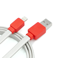 Кабель іЗі MD-12 USB-A to Lightning 1м white