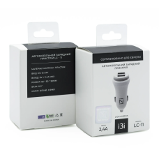 АЗП іЗі LC-11 24W 2.4A 2USB-A white