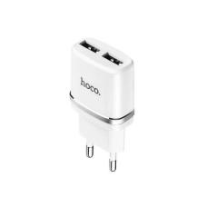 Зарядний пристрій Hoco C12 12W 2.4A 2USB-A white