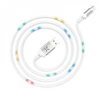 Кабель Hoco U63 Spirit USB-A to Micro USB 12W 2.4A 1.2м white