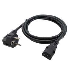 Кабель живлення силовий 3 pin 1.5м (L-type) C13