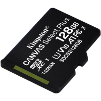 Карта пам'яті Kingston MicroSDXC Canvas Select Plus 100R A1 128Gb (sd adapter)