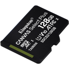 Карта пам'яті Kingston MicroSDXC Canvas Select Plus 100R A1 128Gb (sd adapter)