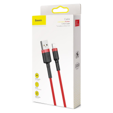 Кабель Baseus Cafule USB-A to Lightning 18W 2.1A 3м (CALKLF-R09) red