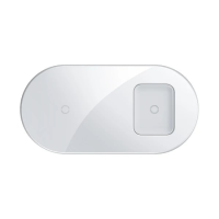 Бездротовий зарядний пристрій Baseus Simple 2в1 18W white