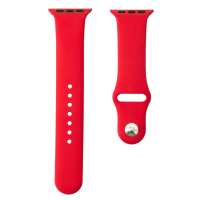 Ремінець для Apple Watch Band Silicone (38,40,41) mm red