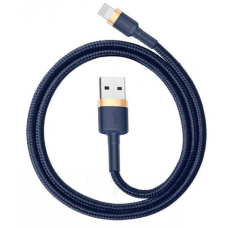 Кабель Baseus Cafule USB-A to Lightning 12W 1.5A 2м (CALKLF-CV3) blue gold
