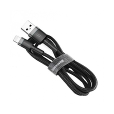 Кабель Baseus Cafule USB-A to Lightning 20W 2.4A 0.5м (CALKLF-AG1) black gray
