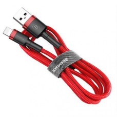 Кабель Baseus Cafule USB-A to Type-C 15W 3A 1м (CATKLF-B09) red