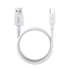 Кабель Remax RC-175a USB-A to Type-C 5A 1м white