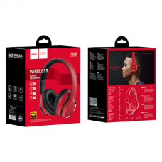 Навушники bluetooth Hoco W28 red