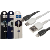 Кабель Hoco X20 Flash USB-A to Lightning 12W 2.4A 1м black