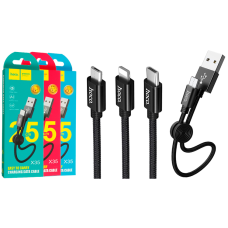 Кабель Hoco X35 Premium USB-A to Lightning 12W 2.4A 0.25м black