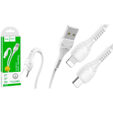 Кабель Hoco X37 Cool Power USB-A to Lightning 12W 2.4A 1м white