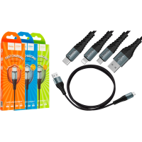 Кабель Hoco X38 Cool USB-A to Lightning 12W 2.4A 1м black