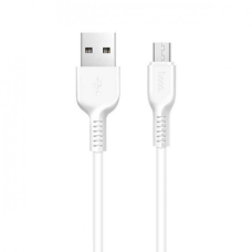 Кабель Hoco X20 Flash USB-A to Micro USB 12W 2.4A 1м white