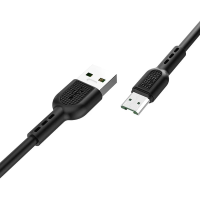 Кабель Hoco X33 Surge USB-A to Micro USB 4A 1м black