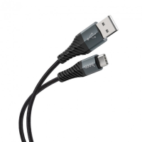Кабель Hoco X38 Cool USB-A to Type-C 15W 3A 0.25м black