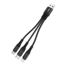 Кабель Hoco X47 Harbor 3в1 2.4A 0.25м black