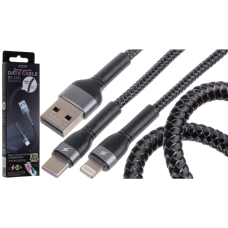 Кабель Remax RC-124i USB-A to Lightning 2.4A 1м black