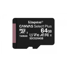 Карта пам'яті Kingston MicroSDXC Canvas Select Plus 100R A1 64Gb