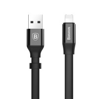Кабель Baseus 2в1 Portable USB-A to Lightning+USB-A to Micro USB 10W 2A 0.23м (CALMBJ-01) black