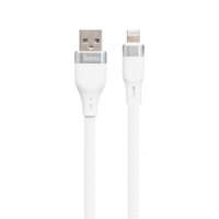 Кабель Hoco U72 Forest Silicone USB-A to Lightning 2.4A 1.2м white