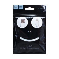 Кабель Hoco X13 USB-A to Lightning 2.4A 1м white