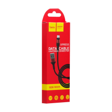 Кабель Hoco X26 USB-A to Lightning 1м black red