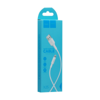 Кабель Hoco X25 Soarer USB-A to Lightning 12W 2.4A 1м white