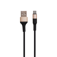 Кабель Hoco X26 USB-A to Micro USB 1м black gold