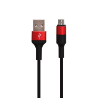 Кабель Hoco X26 USB-A to Micro USB 1м black red