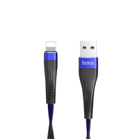 Кабель Hoco U39 Slender USB-A to Lightning 1.2м black blue