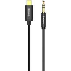 Audio кабель AUX Baseus Yiven M01 Type-C to 3.5мм 1.2м (CAM01-01) black