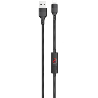 Кабель Hoco S13 Central control USB-A to Lightning 12W 2.4A 1м black