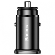 АЗП Baseus Square Metal 30W 3A USB A+USB-C (CCALL-AS01) black