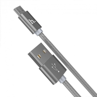Кабель Hoco X2 Knitted USB-A to Micro USB 1м gray