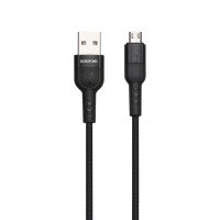 Кабель Borofone BU17 Starlight USB-A to Micro USB 12W 2.4A 1.2м black