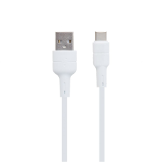 Кабель Borofone BX30 Silicone USB-A to Type-C 15W 3A 1м white