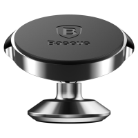Автотримач Baseus Small Ears Magnetic Vertical Type silver