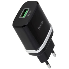 Зарядний пристрій Hoco C12Q 18W 3A USB-A black