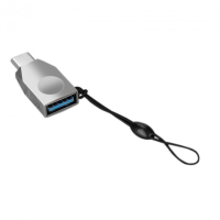 Перехідник Hoco UA9 Type-C to USB silver