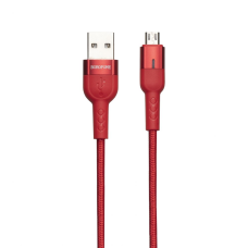 Кабель Borofone BU17 Starlight USB-A to Micro USB 12W 2.4A 1.2м red