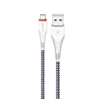 Кабель Borofone BX25 Powerful USB-A to Micro USB 12W 2.4A 1м white