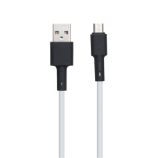 Кабель Borofone BX31 Silicone USB-A to Micro USB 12W 2.4A 1м white