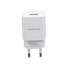 Зарядний пристрій Borofone BA20A 10.5W 2.1A USB-A white