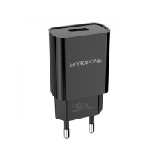 Зарядний пристрій Borofone BA20A 10.5W 2.1A USB-A black